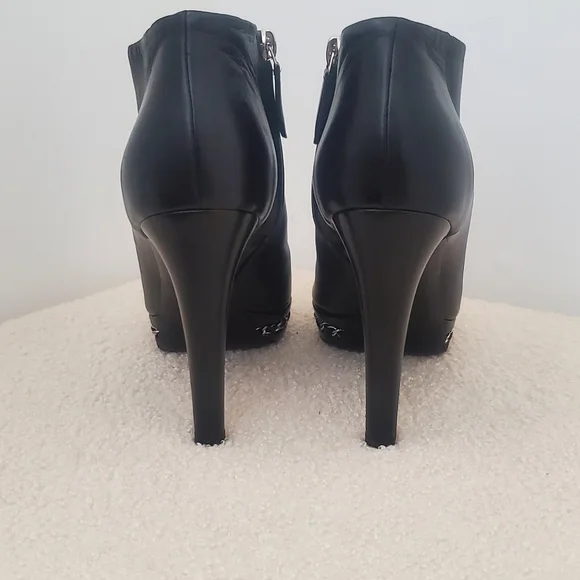 Authentic Chanel boots heel shoes hermes vuitton aritzia - Picture 11 of 11